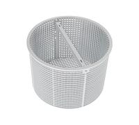 ZVD Panier Skimmer Piscine 18 cm, Panier de Rechange pour Skimmer Standard, Pré-Filtre de Piscine Tamis de 18 cm de Diamètre pour Une Extraction Facile | Résistant au Chlore | Stable (Blanc)