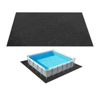 ZVD Tapis De Sol pour Piscine - Bâche De Protection Robuste Et Anti-Crevaison, Tapis De Sol Universel pour Piscine Tubulaire, Gonflable Et Spa (Carré,4×4 m)
