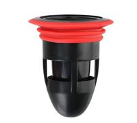 ZVfsdgSDFG Bouchon de Douche, Siphon de Sol Toilettes/Salle Bain, égout int., Silicone, Eau(Black,2pcs)