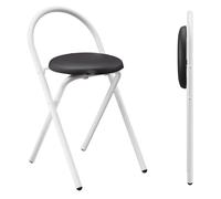 ZVfsdgSDFG marchepied Pliant, Aucun Assemblage requis, Facile à Transporter, Gain de Place(Black a,47cm x 1pcs)