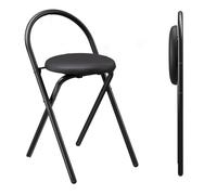 ZVfsdgSDFG marchepied Pliant, Aucun Assemblage requis, Facile à Transporter, Gain de Place(Black B,47cm x 1pcs)
