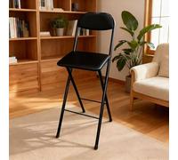 ZVfsdgSDFG marchepied Pliant, Ensemble de sièges for Cuisine et Restaurant, Facile à Transporter(Black,70cm/28in)