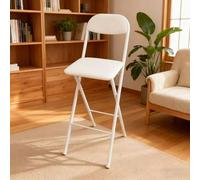 ZVfsdgSDFG marchepied Pliant, Ensemble de sièges for Cuisine et Restaurant, Facile à Transporter(White,70cm/28in)