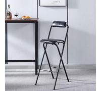 ZVfsdgSDFG marchepied Pliant, Ensemble de sièges for Cuisine/Restaurant, sans Montage, Gain(Black,70cm/28in)