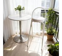 ZVfsdgSDFG marchepied Pliant, Facile à Transporter, sans Montage, Peu encombrant(White,70cm/28in)