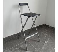 ZVfsdgSDFG marchepied Pliant, Tabouret Pliant avec Repose-Pieds, sans Montage, Facile à Transporter(Style D,75cm)