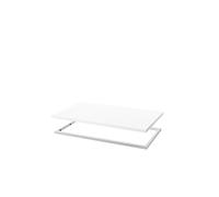 Zweed Tablette pour étagère Molto 560 blanc. cadre en métal blanc incl.