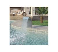 Vidaxl Fontaine D'étang Acier Inoxydable 45 X 30 X 65 Cm Argenté