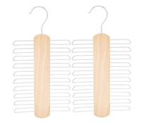 Zwenjuan Cintres Cravates,2 de Support Cravates Armoire,Rangement Cravate,Support Cravates Armoire,360 Degrés,pour Suspendre Ceintures,Cravates,EcharpesCrochet à Vêtements Rotatif