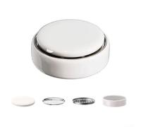 ZWEquipint Boîte à encens antiparasitaire résistante à la chaleur avec base stable et cendrier, support de bobine anti-moustiques pour utilisation en extérieur, jardin, terrasse, blanc