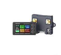 ZWEquipint Coulomb mètre de haute précision 6-60 V - Moniteur de tension de batterie - Résolution 1MA - Affichage de l'alimentation SOC - Interface bilingue - Alertes personnalisées pour systèmes au