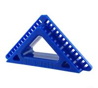 ZWEquipint Outil de traceur de porte de 1,9 cm - Jauge de révélation décalée pour boîtier de fenêtre, marquage d'espacement avec grand texte en plastique (bleu)