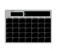 ZWEquipint Tableau blanc magnétique effaçable à sec pour réfrigérateur - Format A3 - 29,7 x 42 cm - Noir