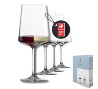 Zwiesel Glas Allround Echo Lot de 4 verres à vin modernes avec plaque de base spéciale, verres en cristal Tritan lavables au lave-vaisselle, fabriqués en Allemagne (n° d'article 123381)