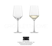 Zwiesel Glas – Verre à vin blanc PURE 408 ml Hauteur 23,2 cm Ø 8,4 cm, set de 2 pc
