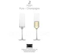 Zwiesel Glas Pure - Set De 2 Flûtes À Champagne H Cm 25,2 - Revendeur