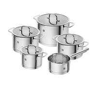 Zwilling Ensemble de casseroles TrueFlow 5 pièces – Acier inoxydable, compatible induction, argenté