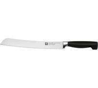 ZWILLING VIER STERNE Couteau à pain 23 cm, à double dentur