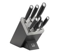 ZWILLING All * Star 7-pcs, Bloc de couteaux, Argent, Anthracite
