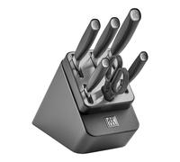 ZWILLING All * Star 7-pcs, Bloc de couteaux, Argent, Anthracite