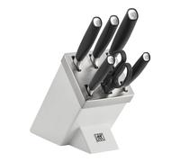 ZWILLING All * Star 7-pcs, Bloc de couteaux, Argent, Blanc