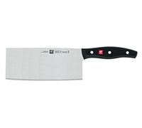 ZWILLING Couperet Chinois, Lame: 18,5 cm, Acier Inoxydable, Manche Noir, série Twin Pollux