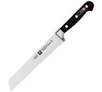 ZWILLING Couteau à Pain, Lame : 20 cm, Lame Dentelée, Acier Inoxydable, Manche Noir, série Professional S