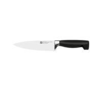 Zwilling Couteau de chef Zwilling Four Star 16 cm Noir-acier inoxydable
