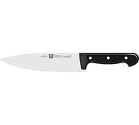 ZWILLING Couteau Santoku, Longueur de Lame : 18 cm, Grande Lame, Acier Inoxydable Spécial/Manche Plastique, Twin Chef