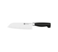 Zwilling Couteau Santoku Zwilling Gourmet 18 cm Noir-acier inoxydable