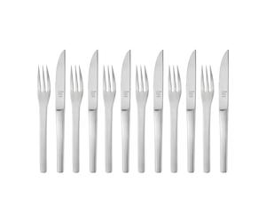 Zwilling Couvert à barbecue Zwilling Melbourne 12 Pièces Acier inoxydable mat