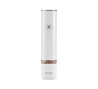 ZWILLING ENFINIGY Moulin à Épices Électrique avec Mécanisme Céramique, Lumière LED, Batterie Li-ion Rechargeable, Blanc