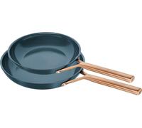 Zwilling - Ensemble de 2 poêles, 24 + 28 cm, gamme Milano, couleur bleu