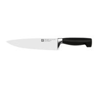 Zwilling Couteau de chef série Four Star – Lame 20 cm, Acier inoxydable, Manche noir