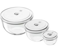 ZWILLING Set de 3 bols sous-vide Fresh & Save en verre S/M/L - 6 pièces