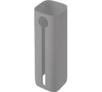 ZWILLING FRESH & SAVE CUBE Étui pour boîte de conservation taille 4S, protection maximale des aliments sensibles à la lumière, indicateur de niveau, plastique sans BPA, couleur grise