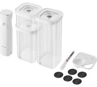 ZWILLING Coffret sous vide Fresh & Save CUBE S – 6 pcs, pompe, NFC, transparent-blanc