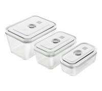 Zwilling Boîtes sous-vide Fresh & Save 3 pièces en verre borosilicate rectangulaires