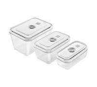 Zwilling Boîtes sous-vide Fresh & Save 3 pièces en verre borosilicate rectangulaires
