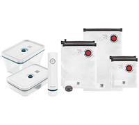 ZWILLING Fresh & Save Set de démarrage pour aliments, verre, 8 pièces, pompe, boîtes et sacs sous vide alimentaire