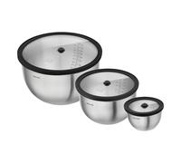 ZWILLING Fresh & Save STAINLESS Set de bols sous vide S/M/L / 3-pcs, Acier inoxydable, Argent