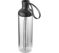ZWILLING Gourde et Shaker 2-en-1, Capuchon Inclus, Capacité : 600 ml, Transparent/Noir