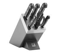 ZWILLING Gourmet 7-pcs, Bloc de couteaux, Gris