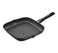 ZWILLING Gril rectangulaire, 28 x 28 cm, Aluminium, Revêtement Antiadhésif PTFE, Noir, série Shine