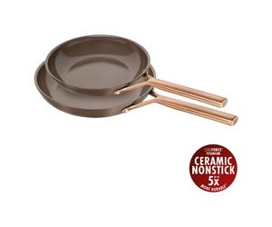 ZWILLING Milano 2-pcs, Set de poêles, Brun