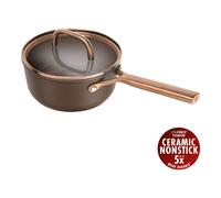 ZWILLING Milano Casserole avec couvercle en verre 18 cm, Aluminium, Brun