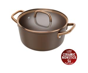 ZWILLING Milano Marmite avec couvercle en verre 24 cm, Aluminium