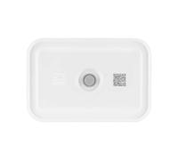 ZWILLING Boîte sous-vide Fresh & Save – 1 l – Plastique – Taille L plate Blanc/Gris