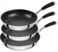 Zwilling Peak Bratpfannenset 3-tlg,(20+24+28) 18/10 Edelstahl