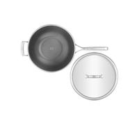 ZWILLING Peak 30 cm, Wok avec couvercle, Argent